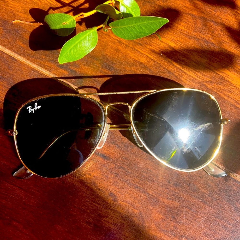 Authentic Ray-ban aviators.